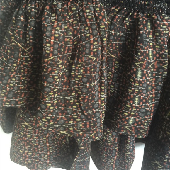 ISABEL MARANT Smocked Ruffled Silk Dress - Picture 11 of 16